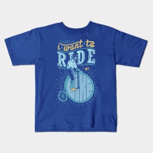 I Want to Ride my Bike Kids T-Shirt